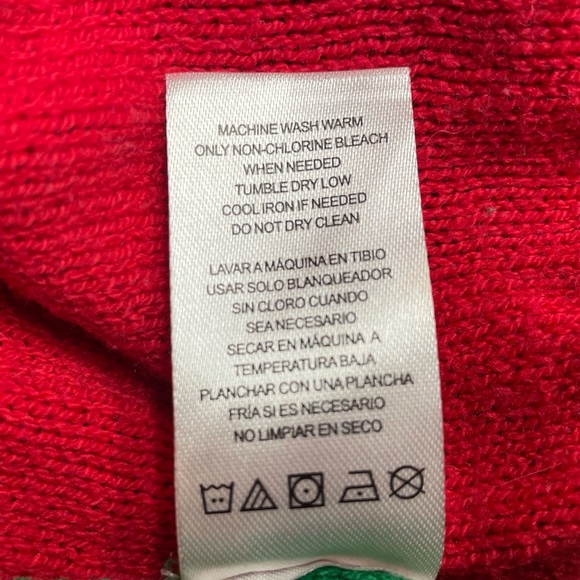 To Be Jolly Mrs. Elf Women’s Crewneck Christmas Sweater Sz Large - Picture 7 of 8